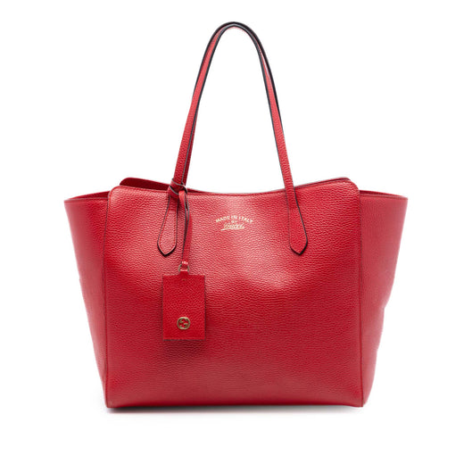 Medium Leather Swing Tote - Image 1