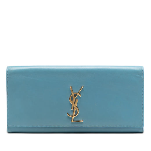 Smooth Leather Cassandre Clutch - Image 1