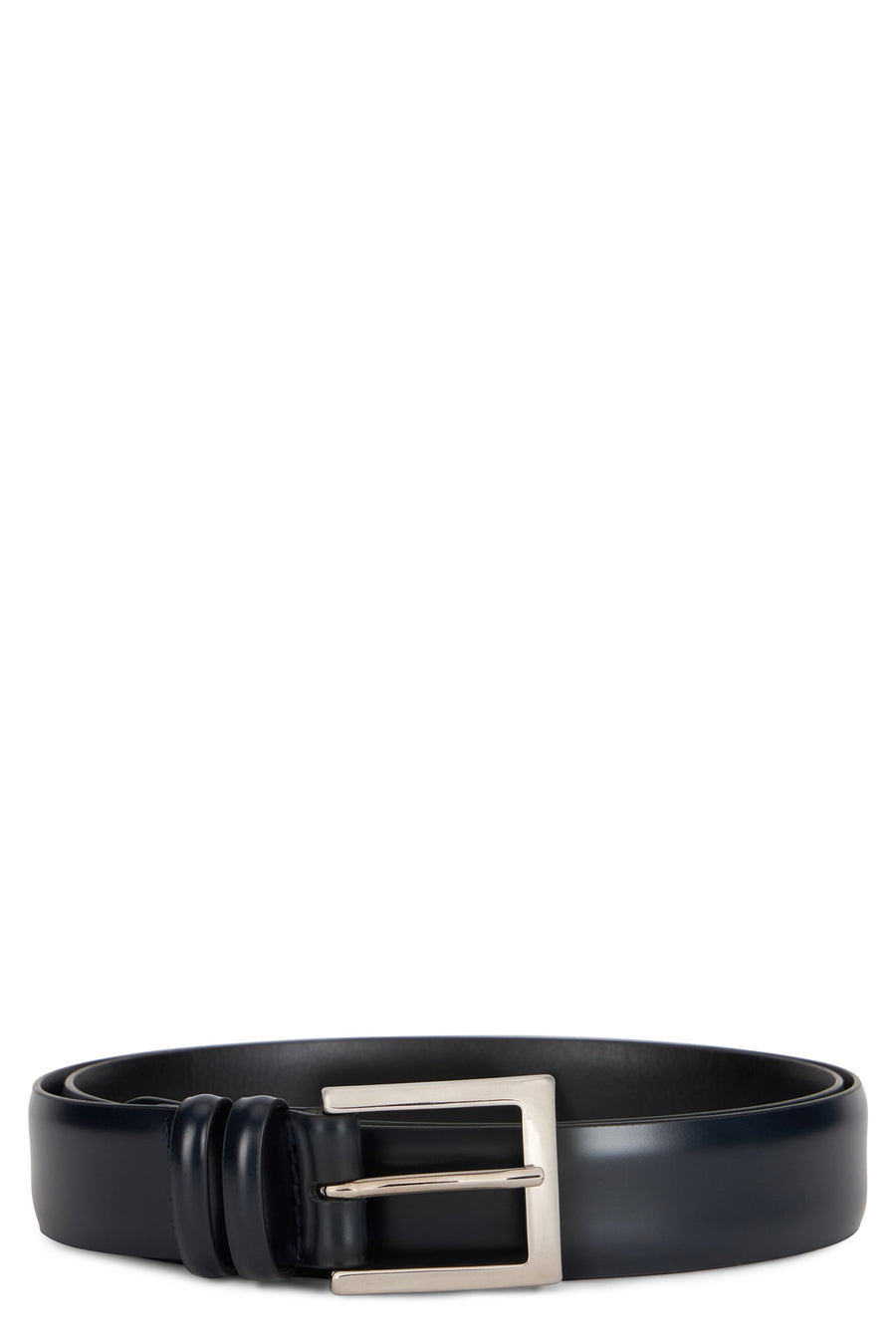 Orciani Brushed Calfskin Belt — Blue