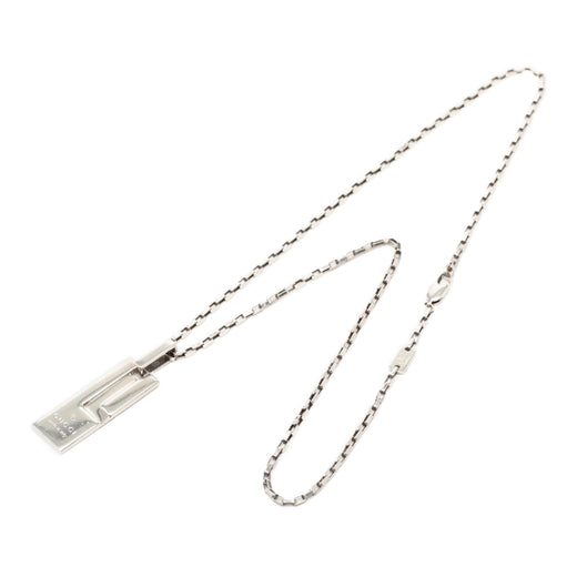 Sterling Silver G Plate Pendant Necklace - Image 1