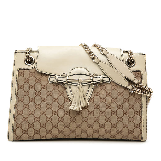 Large GG Canvas Emily Shoulder Bag - Image 1