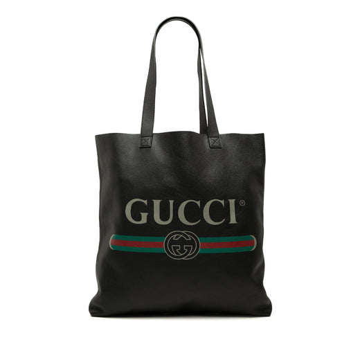 Calfskin Logo Tote - Image 1