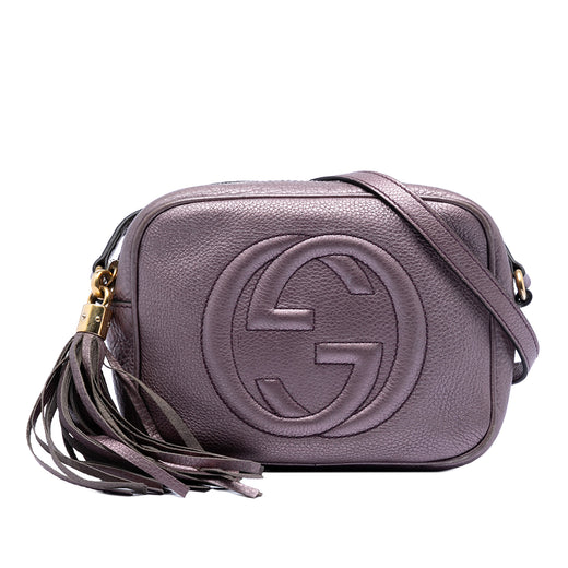 Metallic Leather Soho Disco Crossbody - Image 1