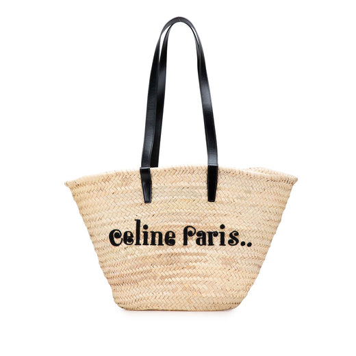 Raffia Classic Panier Tote - Image 1