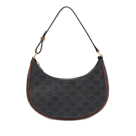 Medium Triomphe Coated Canvas Ava Shoulder Bag - Image 1