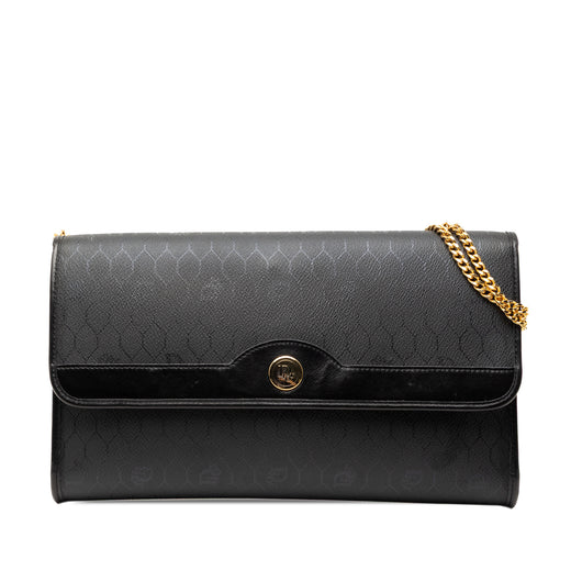Honeycomb Coated Canvas Chain Crossbody - Image 1
