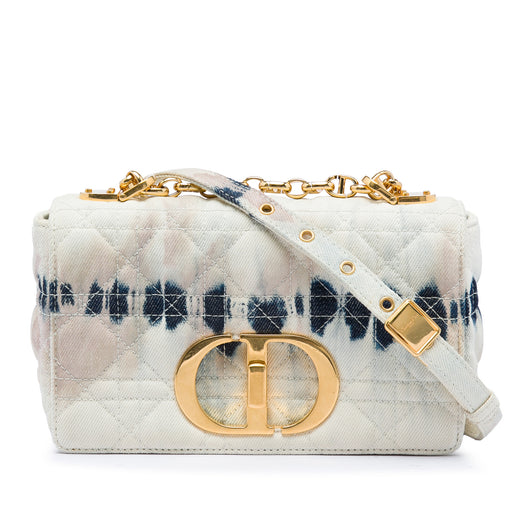 Small Tie Dye Denim Caro Crossbody - Image 1