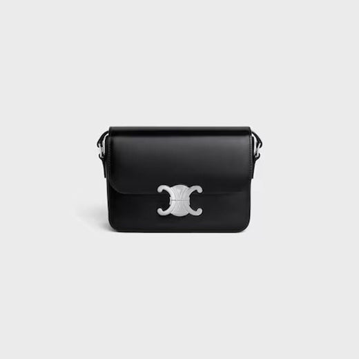 Celine Shoulder Bag — Black Leather