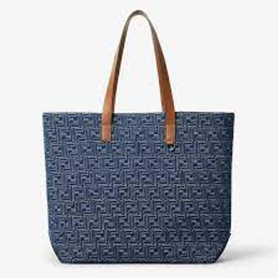 Fendi E25 Tote Bag — Blue