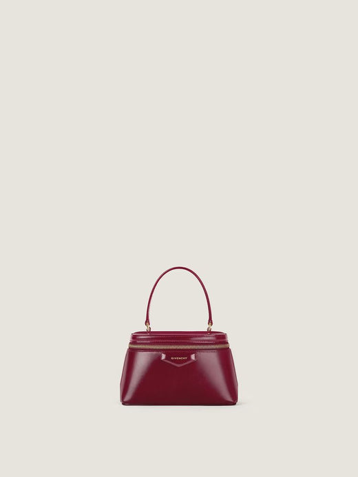 Givenchy Top Handle Bag — Burgundy Leather