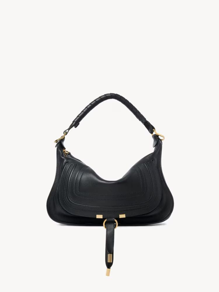 Chloé Shoulder Bag — Black Leather
