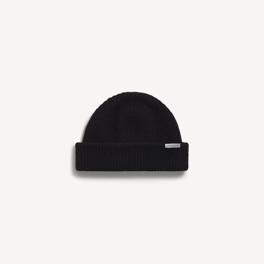 Balenciaga A001nh4g6b0 Beanie — Black Wool Beanies