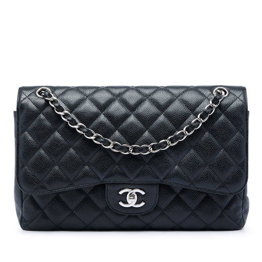 Jumbo Classic Caviar Double Flap - Image 1