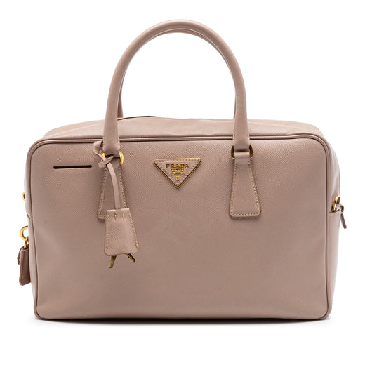 Saffiano Lux Bauletto Satchel - Image 1
