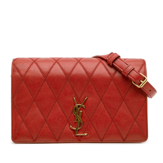 Diamond Quilted Lambskin Angie Chain Bag - Image 1