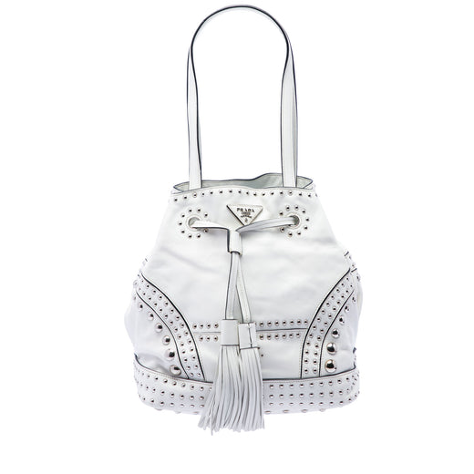 Soft Calf Studded Bucket Bag - Image 1