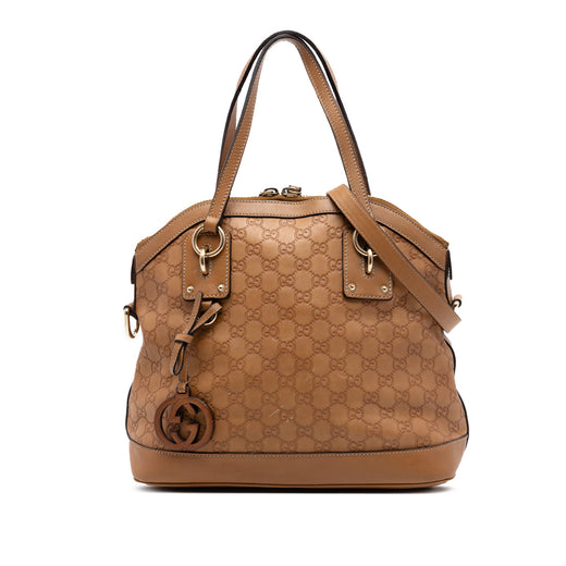 Medium Guccissima Charm Dome Satchel - Image 1