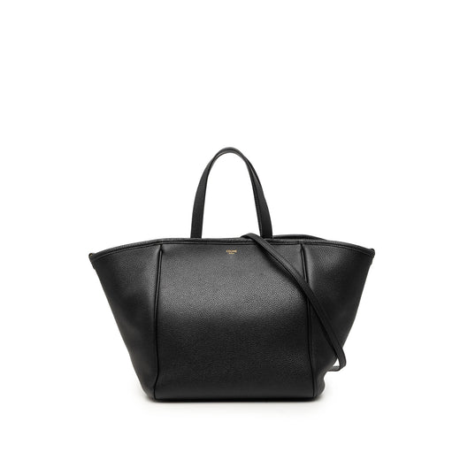Small Grained Calfskin Folded Cabas Tote - Image 1