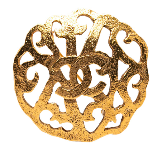 CC Gold Plated Brooch - Image 1