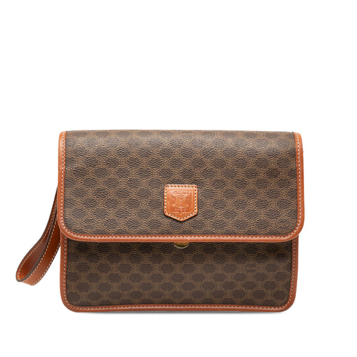 Macadam Coated Canvas Clutch - Image 1