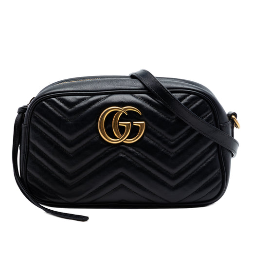 Small GG Marmont Matelasse Calfskin Crossbody - Image 1