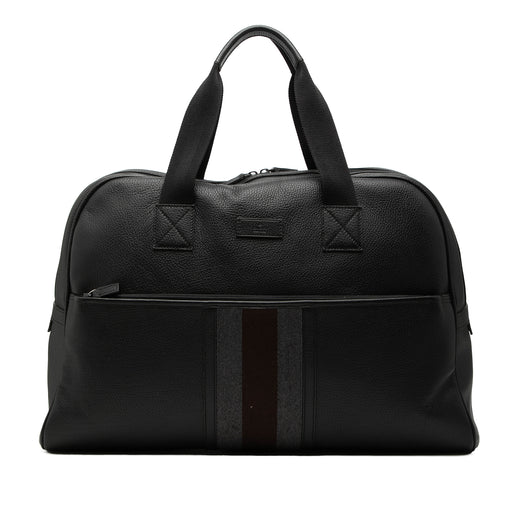 Web Leather Travel Bag - Image 1