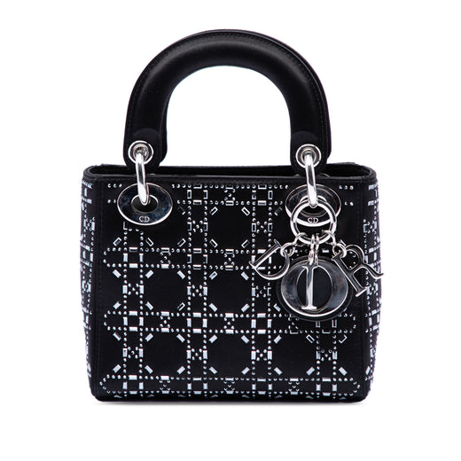 Mini Velvet Cannage Strass Embellished Lady Dior - Image 1