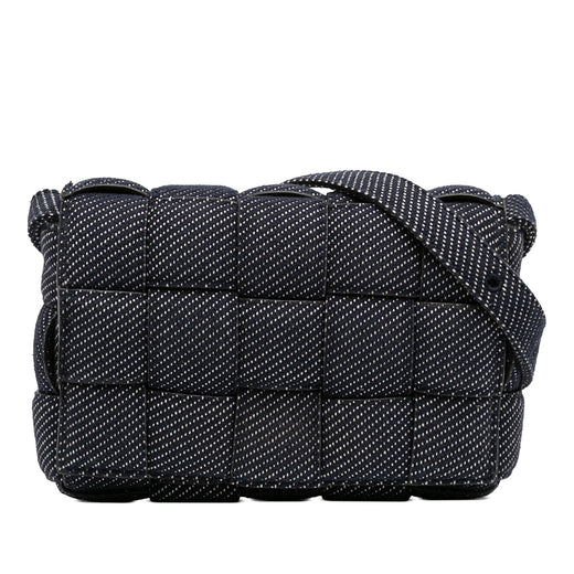 Denim Intrecciato Cassette Padded Crossbody - Image 1