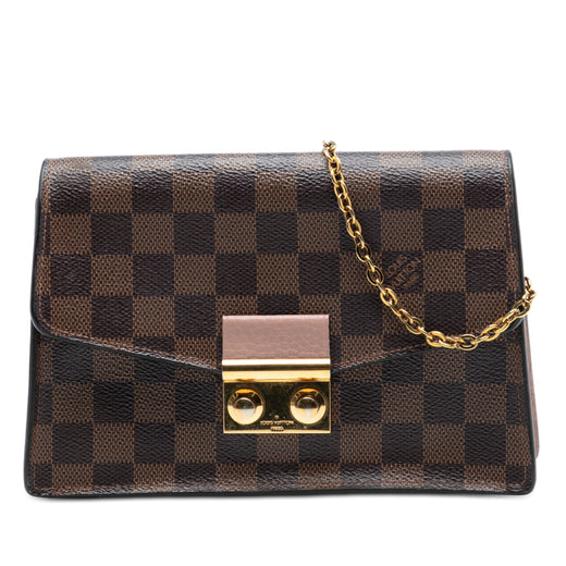 Damier Ebene Croisette Chain Wallet - Image 1