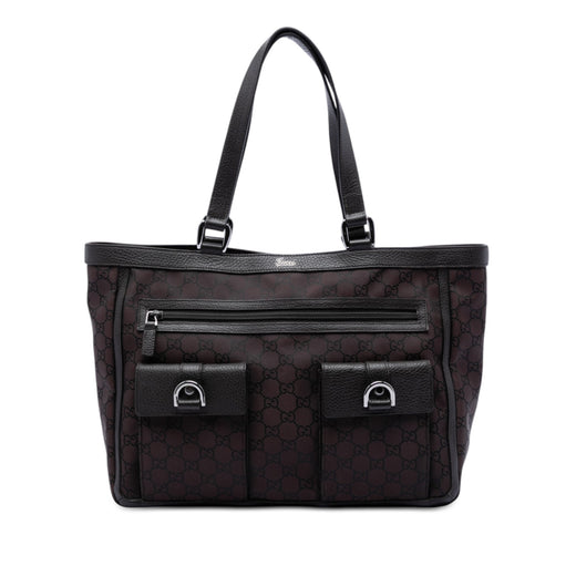 GG Nylon Abbey D Ring Pocket Tote - Image 1
