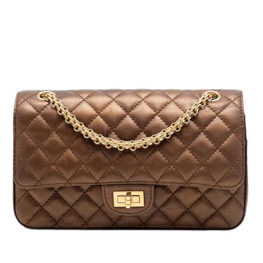 Quilted Metallic Calfskin Reissue 2.55 Double Flap 225 - Image 1