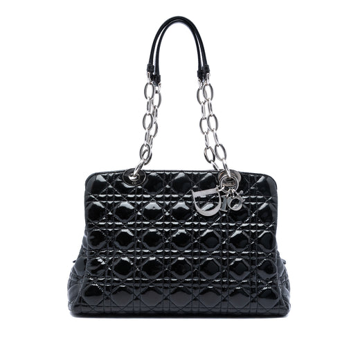 Medium Patent Cannage Lady Dior Soft Shopping Tote - Image 1