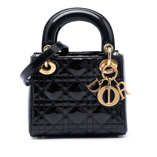 Mini Patent Cannage Lady Dior - Image 1