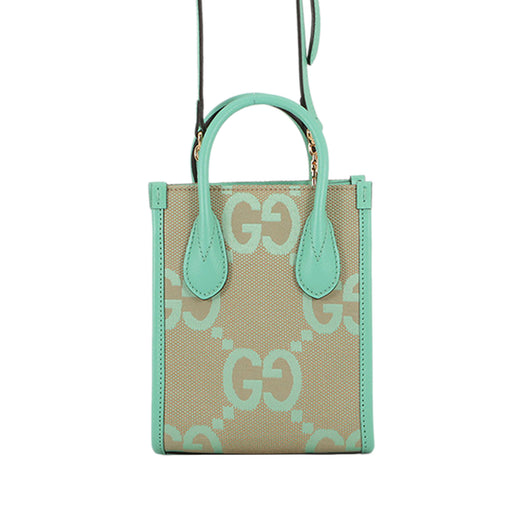 Mini Jumbo GG Canvas Interlocking G Satchel - Image 1