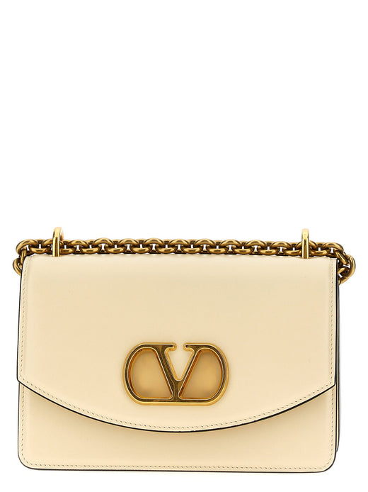 Valentino Garavani Vain Shoulder Bag — Cream