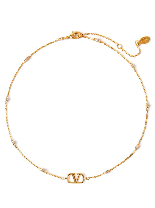 Valentino Garavani Vlogo Necklace — Gold Necklaces