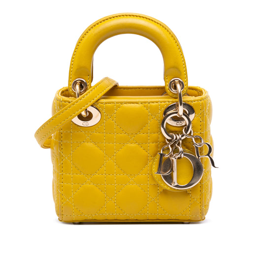 Micro Lambskin Cannage Lady Dior - Image 1