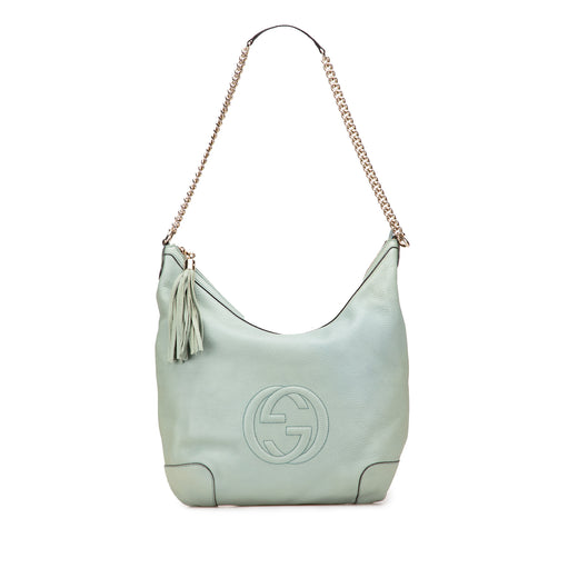 Leather Soho Chain Shoulder Bag - Image 1