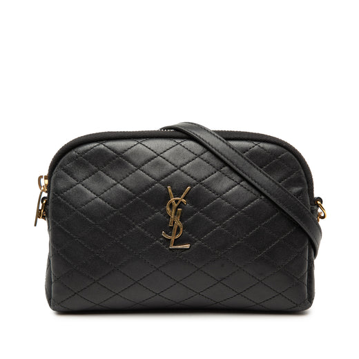 Mini Quilted Lambskin Gaby Zippered Pouch - Image 1