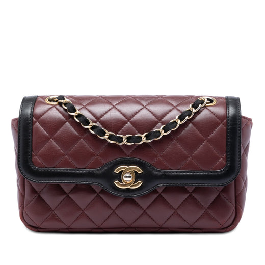 Small Quilted Lambskin Two Tone Day Flap - Image 1