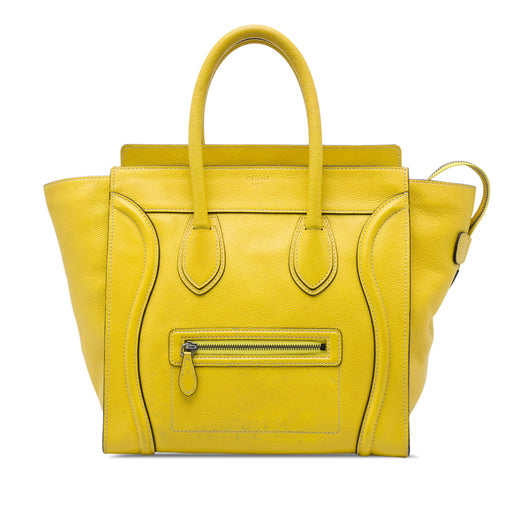 Mini Grained Calfskin Luggage Tote - Image 1