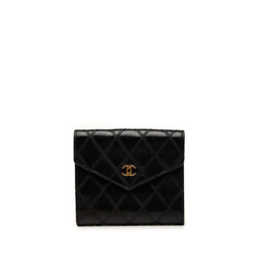 CC Quilted Lambskin Compact Wallet - Image 1