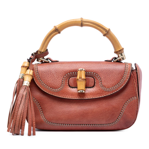 Medium Leather New Bamboo Satchel - Image 1