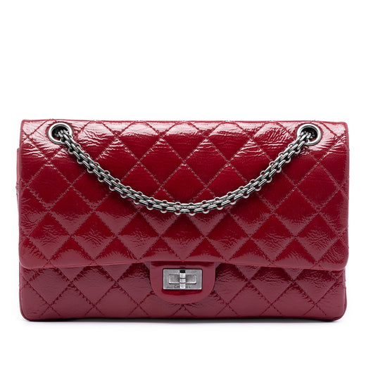 Quilted Crinkled Patent Reissue 2.55 Double Flap 226 - Image 1