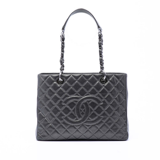 Metallic Caviar Grand Shopping Tote - Image 1