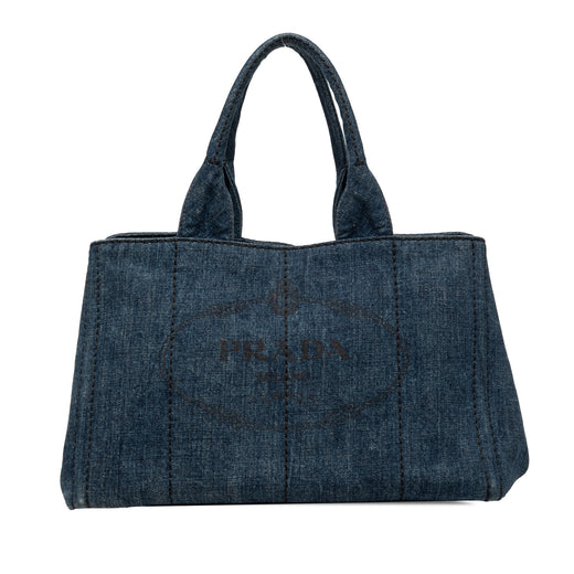 Denim Canapa Logo Tote - Image 1