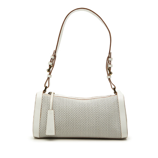 Perforated Leather Shoulder Bag - Image 1