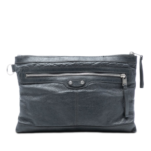 Lambskin Motocross Classic Clip M Clutch - Image 1