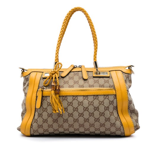 GG Canvas Bella Satchel - Image 1