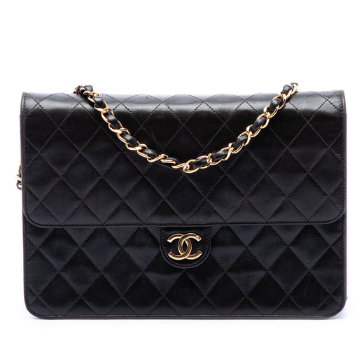 Medium CC Quilted Lambskin Single Flap - Image 1